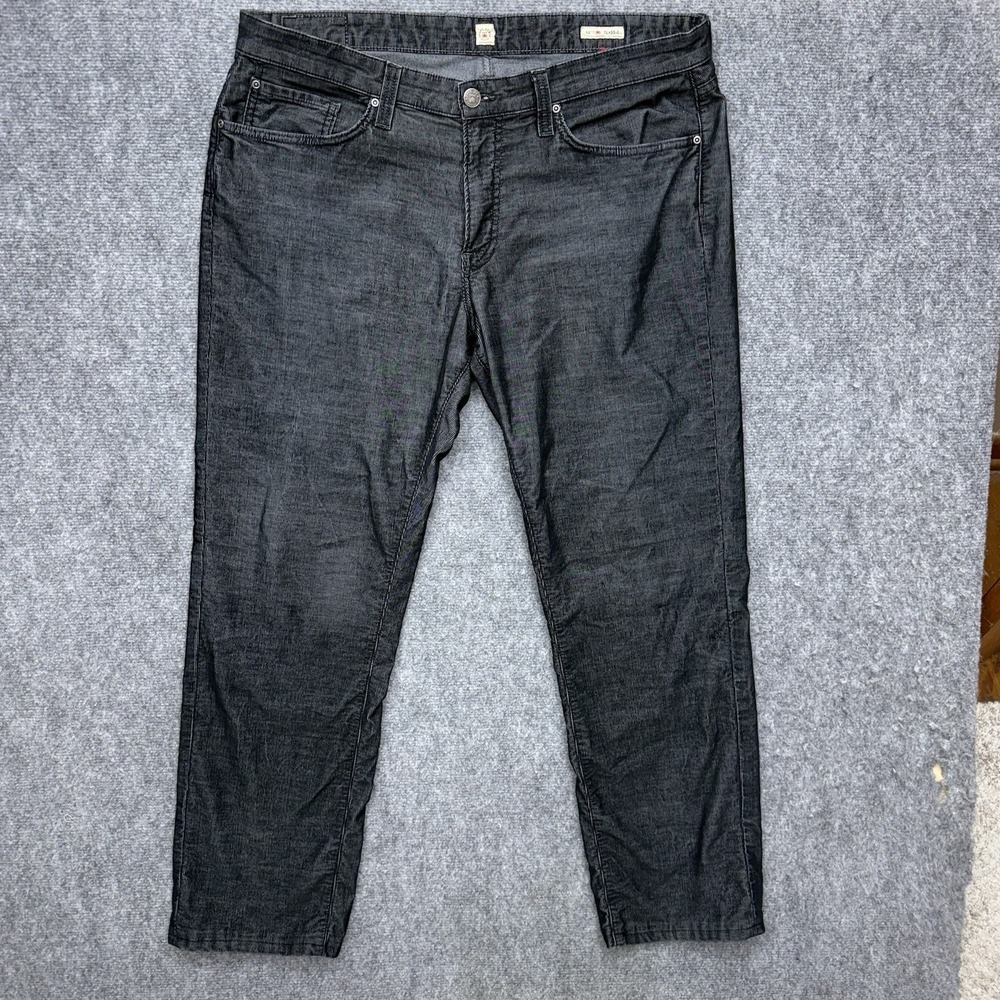 Agave Denim No. 11 Classic straight leg jeans Corduroy? black size 40 40x32 Mens